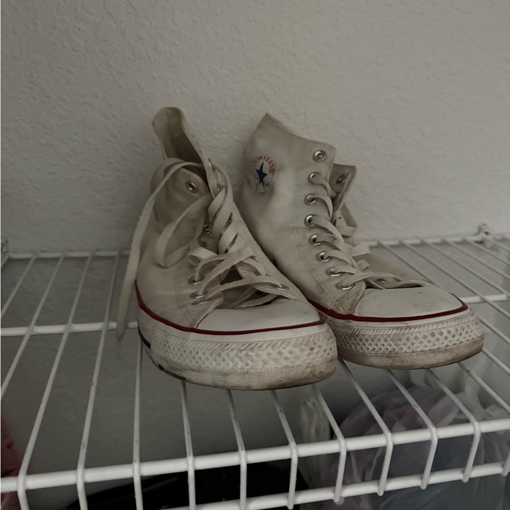 Converse Off-White High-Top Sneakers